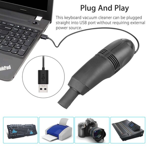 USB Vacuum Cleaner for Cleaning PC Computer, Laptop, Mini Keyboard 5