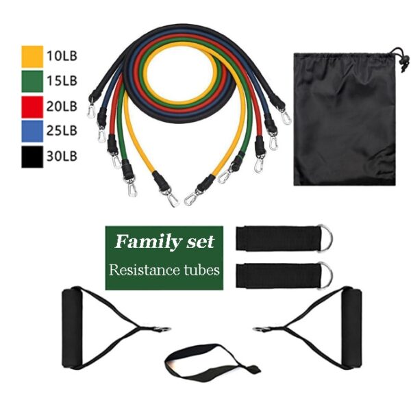 Crossfit 11 Pcs Resistance Bands Exercise Set 7