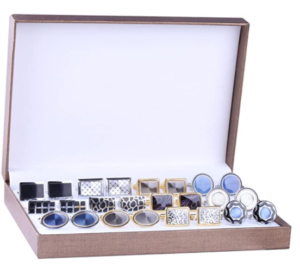 12 pair cufflinks kit